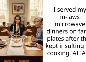 I served my in-laws microwave dinners on fancy plates after they kept insulting my cooking. AITAH?