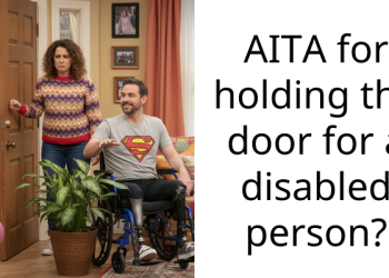 AITA for holding the door for a disabled person?