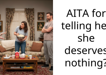 AITA for telling her she deserves nothing?