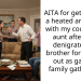 AITA for getting into a heated argument with my cousin and aunt after they denigrated my brother for coming out as gay at a family gathering?
