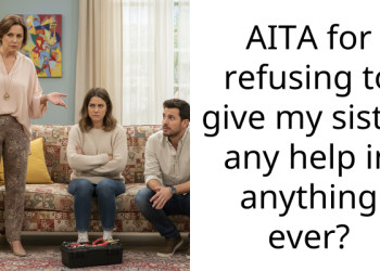 AITA for refusing to give my sister any help in anything ever?