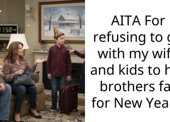 AITA For refusing to go with my wife and kids to her brothers far for New Years.