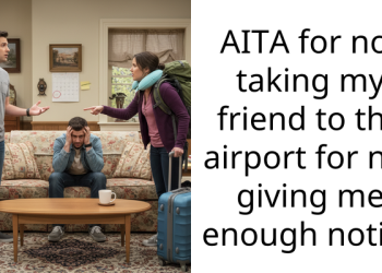 AITA for not taking my friend to the airport for not giving me enough notice