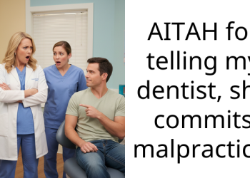 AITAH for telling my dentist, she commits malpractice.