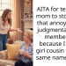 AITA for telling my mom to stop being that annoying and judgmental family member just because I have a girl cousin with the same name as me?