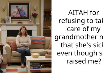 AITAH for refusing to take care of my grandmother now that she’s sick, even though she raised me?