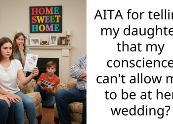 AITA for telling my daughter that my conscience can’t allow me to be at her wedding?