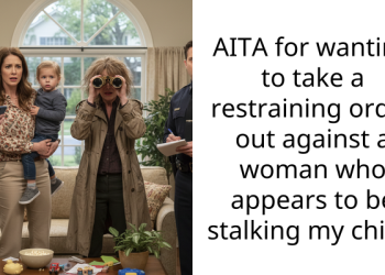 AITA for wanting to take a restraining order out against a woman who appears to be stalking my child?
