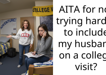 AITA for not trying harder to include my husband on a college visit?