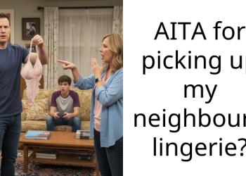 AITA for picking up my neighbour’s lingerie?