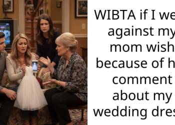 WIBTA if I went against my mom wish because of her comment about my wedding dress?