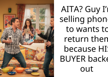 AITA? Guy I’m selling phones to wants to return them because HIS BUYER backed out