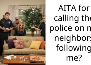 AITA for calling the police on my neighbors following me?