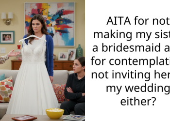 AITA for not making my sister a bridesmaid and for contemplating not inviting her to my wedding either?