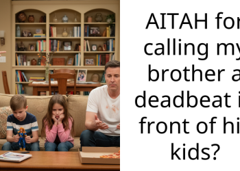 AITAH for calling my brother a deadbeat in front of his kids?