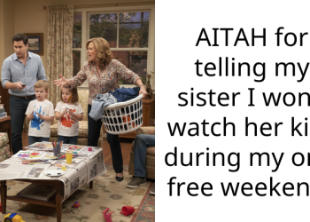 AITAH for telling my sister I won’t watch her kids during my only free weekend?