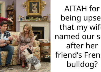 AITAH for being upset that my wife named our son after her friend’s French bulldog?