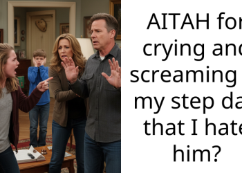 AITAH for crying and screaming at my step dad that I hate him?