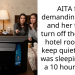 AITA for demanding my gf and her friend turn off the tv in a hotel room and keep quiet while I was sleeping after a 10 hour drive?