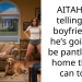 AITAH for telling my boyfriend if he’s going to be pantless at home then I can too?