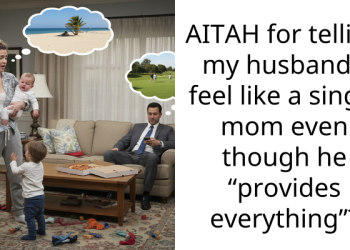 AITAH for telling my husband I feel like a single mom even though he “provides everything”?
