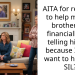 AITA for refusing to help my sick brother out financially and telling him it’s because I don’t want to help my SIL?