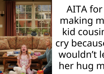 AITA for making my kid cousin cry because I wouldn’t let her hug me
