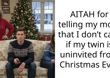 AITAH for telling my mom that I don’t care if my twin is uninvited from Christmas Eve?