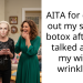 AITA for calling out my sister’s botox after she talked about my wife’s wrinkles ?