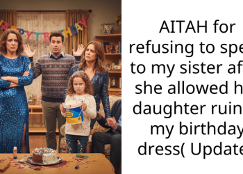 AITAH for refusing to speak to my sister after she allowed her daughter ruined my birthday dress( Update )