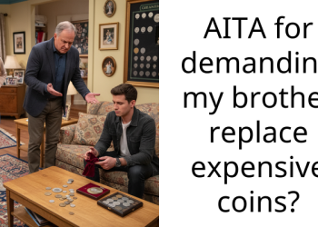 AITA for demanding my brother replace expensive coins?
