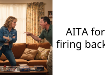 AITA for firing back ?