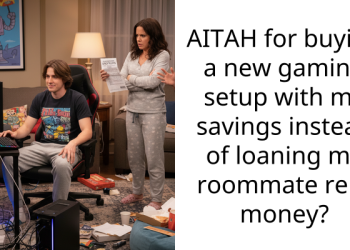 AITAH for buying a new gaming setup with my savings instead of loaning my roommate rent money?