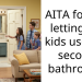 AITA for not letting my kids use our second bathroom?