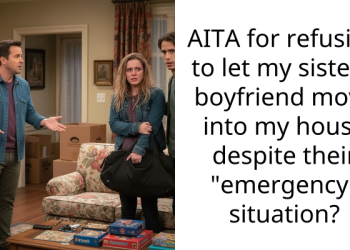 AITA for refusing to let my sister’s boyfriend move into my house despite their “emergency” situation?