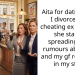 Aita for dating after I divorced my cheating ex wife and she started spreading false rumours about me and my gf retaliated in my stead