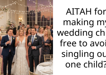 AITAH for making my wedding child free to avoid singling out one child?