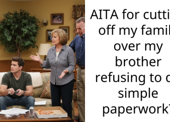 AITA for cutting off my family over my brother refusing to do simple paperwork?
