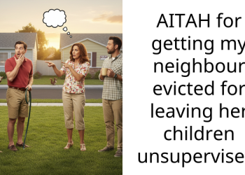 AITAH for getting my neighbour evicted for leaving her children unsupervised
