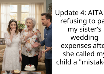 Update 4: AITA for refusing to pay my sister’s wedding expenses after she called my child a “mistake”?