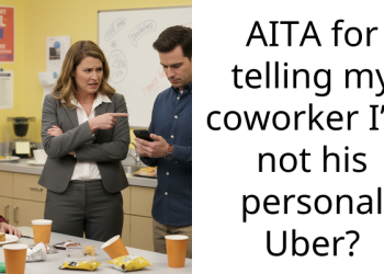 AITA for telling my coworker I’m not his personal Uber?
