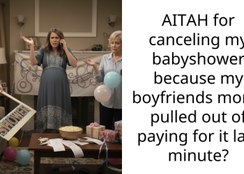 AITAH for canceling my babyshower because my boyfriends moms pulled out of paying for it last minute?