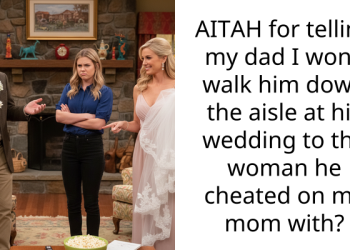 AITAH for telling my dad I won’t walk him down the aisle at his wedding to the woman he cheated on my mom with?