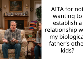 AITA for not wanting to es**blish a relationship with my biological father’s other kids?