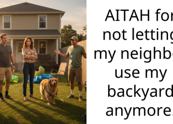 AITAH for not letting my neighbor use my backyard anymore.