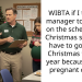WIBTA if I told my manager to put me on the schedule for Christmas so I don’t have to go on the Christmas trip this year because of my pregnant cousin?