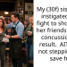 My (30f) sister (25f) instigated a bar fight to show off to her friends and got concussion as a result. AITAH for not stepping in to save her?