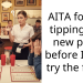 AITA for not tipping at a new place before I even try the food?