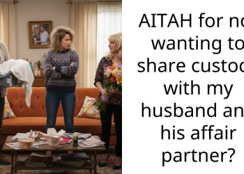 AITAH for not wanting to share custody with my husband and his affair partner?