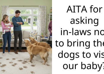 AITA for asking in-laws not to bring their dogs to visit our baby?